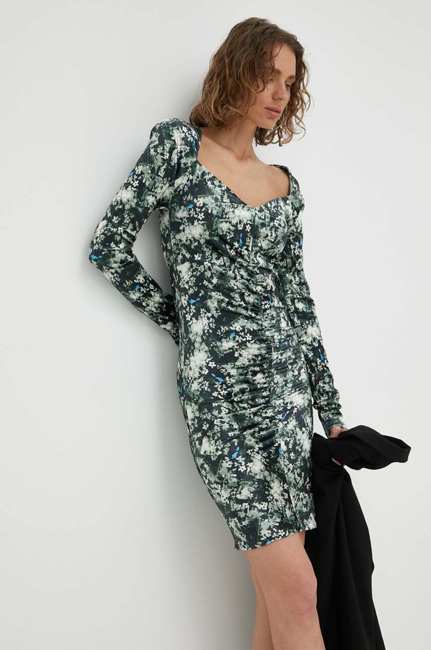 2NDDAY rochie Solene culoarea verde