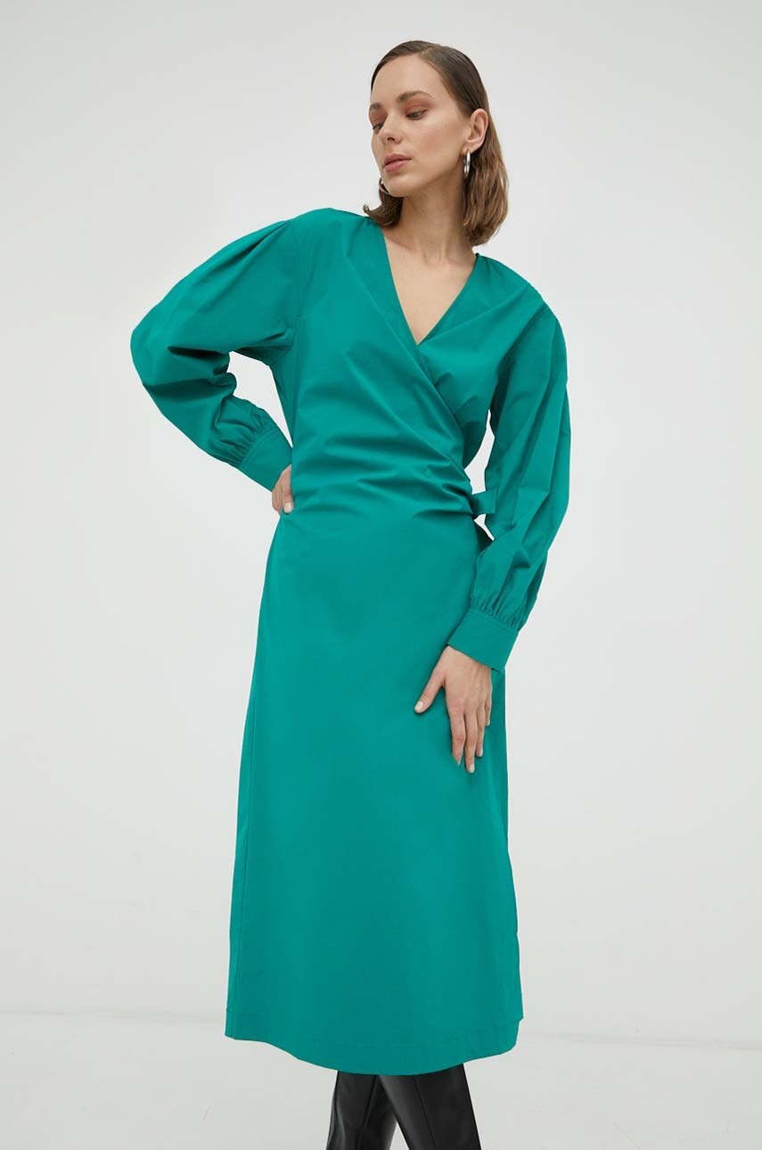 2NDDAY rochie culoarea verde