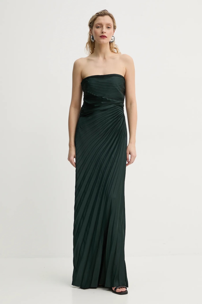 A.L.C. rochie Bianca culoarea verde