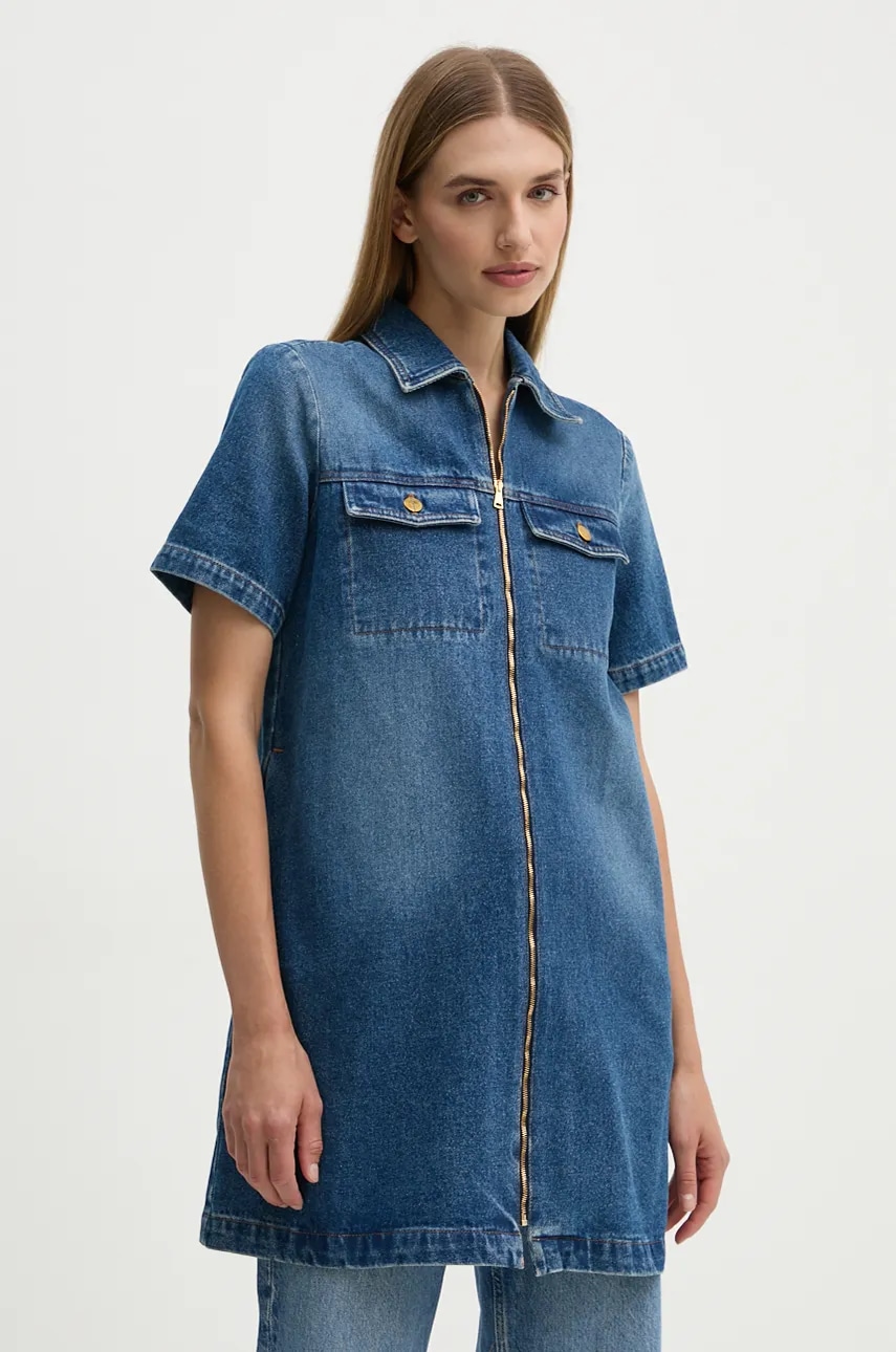 A.P.C. rochie din denim robe amanda mini
