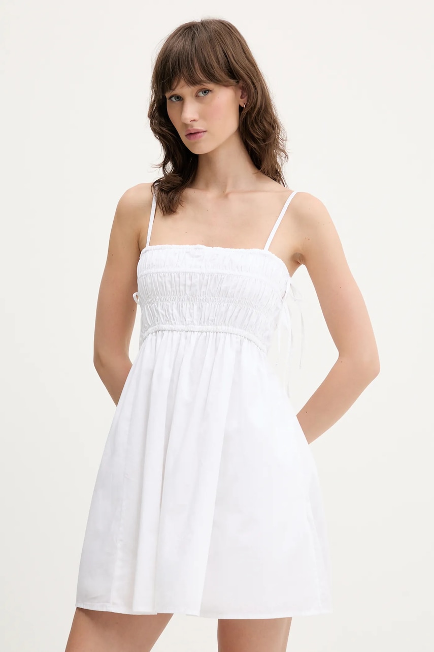 Abercrombie & Fitch rochie culoarea alb