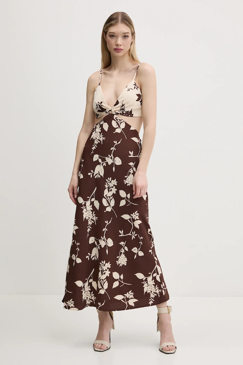 Abercrombie & Fitch rochie culoarea maro