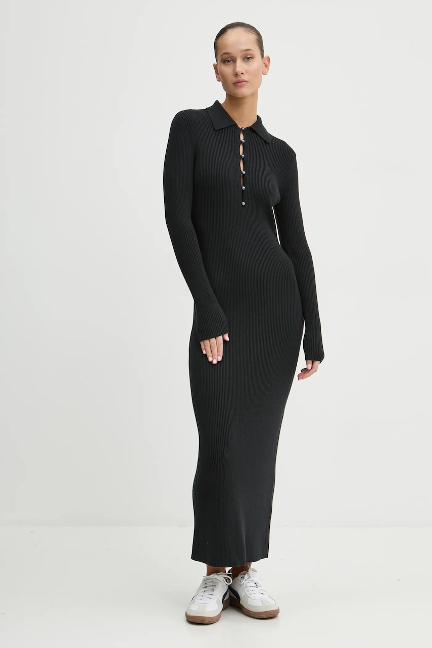 Abercrombie & Fitch rochie culoarea negru