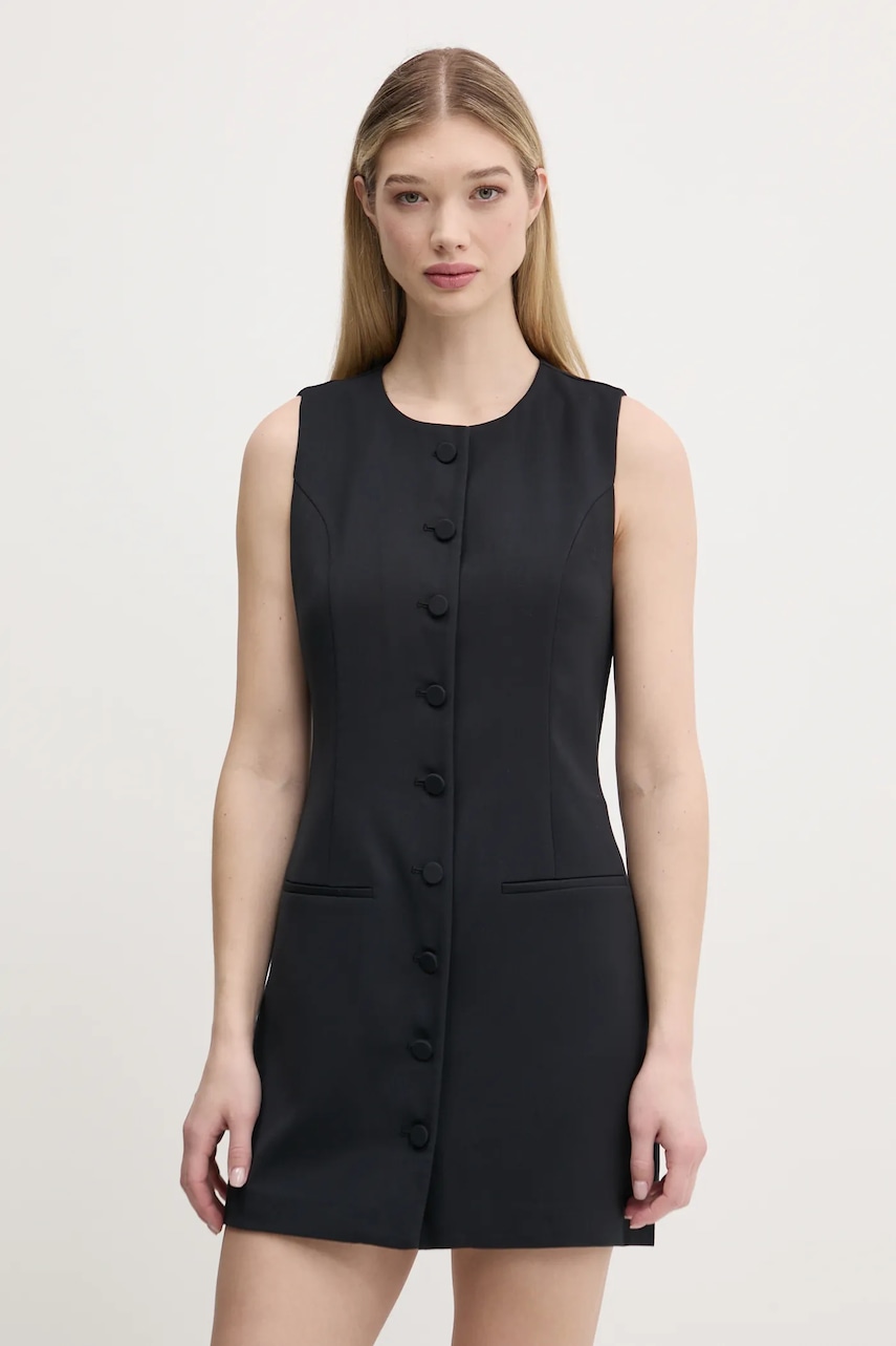Abercrombie & Fitch rochie culoarea negru