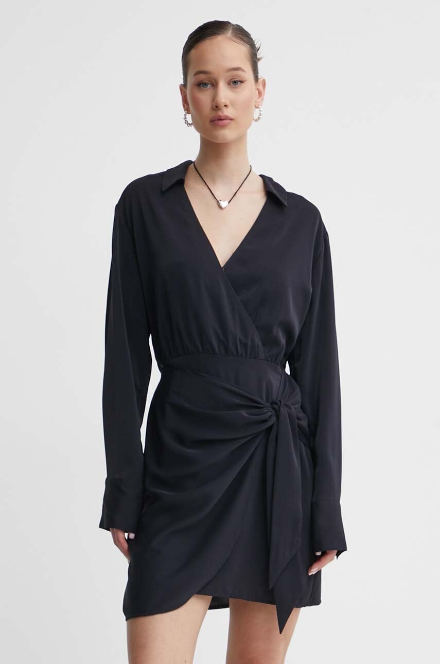 Abercrombie & Fitch rochie culoarea negru