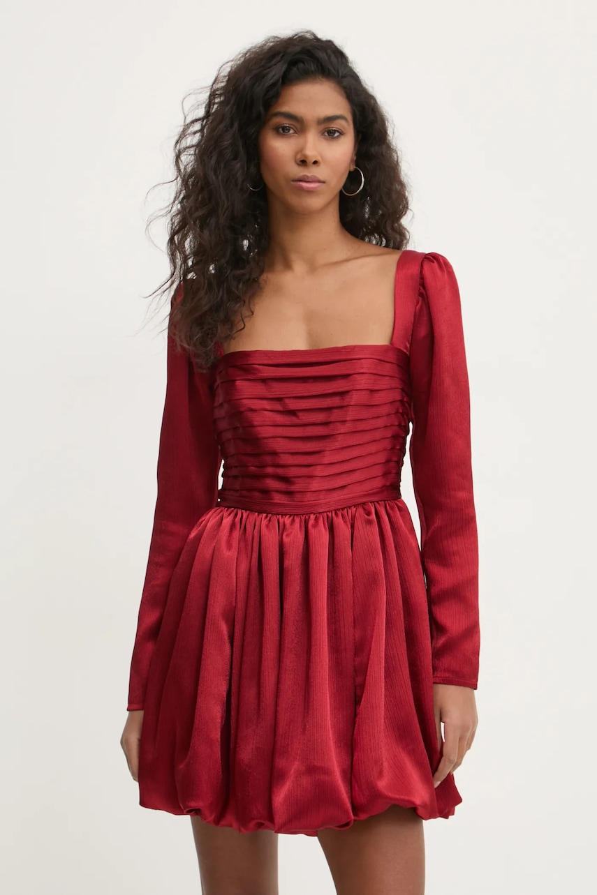 Abercrombie & Fitch rochie culoarea roșu