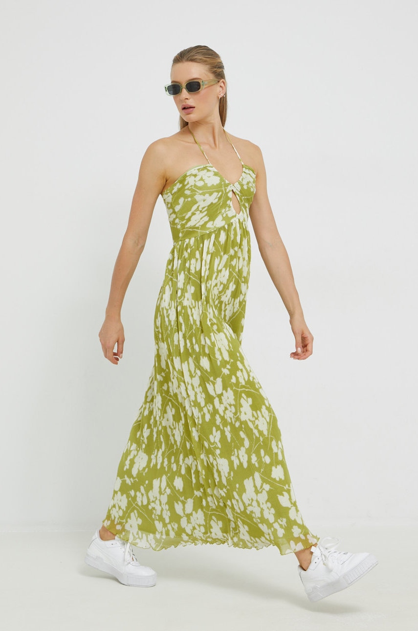 Abercrombie & Fitch rochie culoarea verde