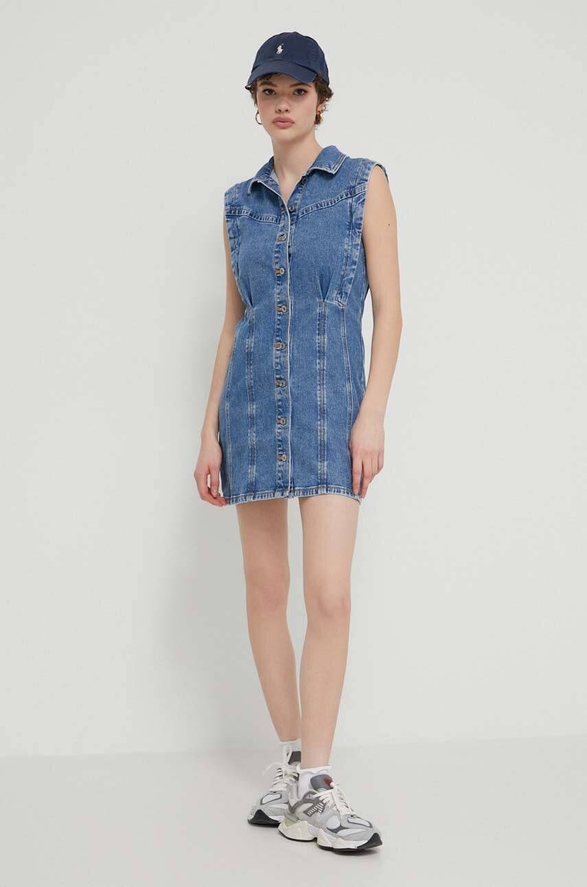 Abercrombie & Fitch rochie din denim mini