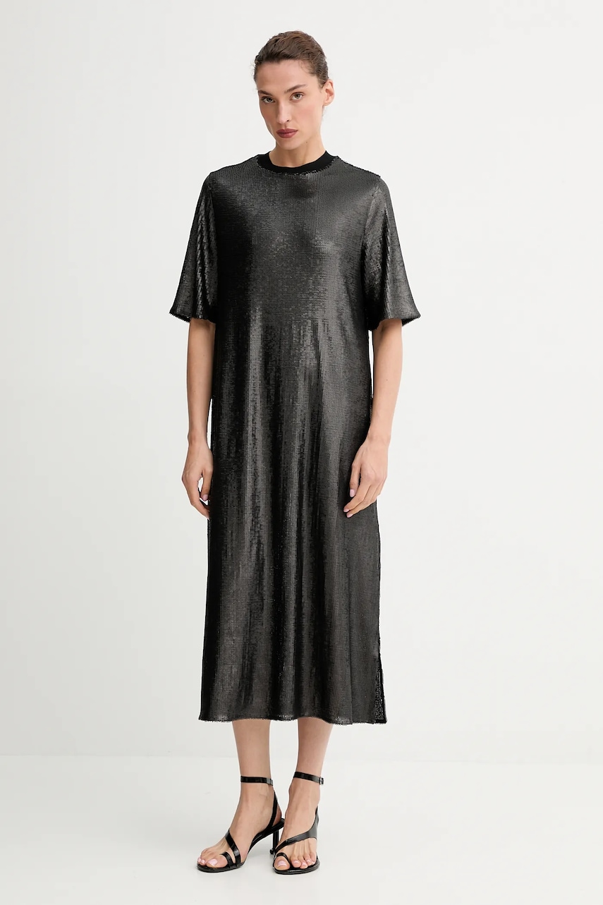 AllSaints rochie ANNA culoarea negru