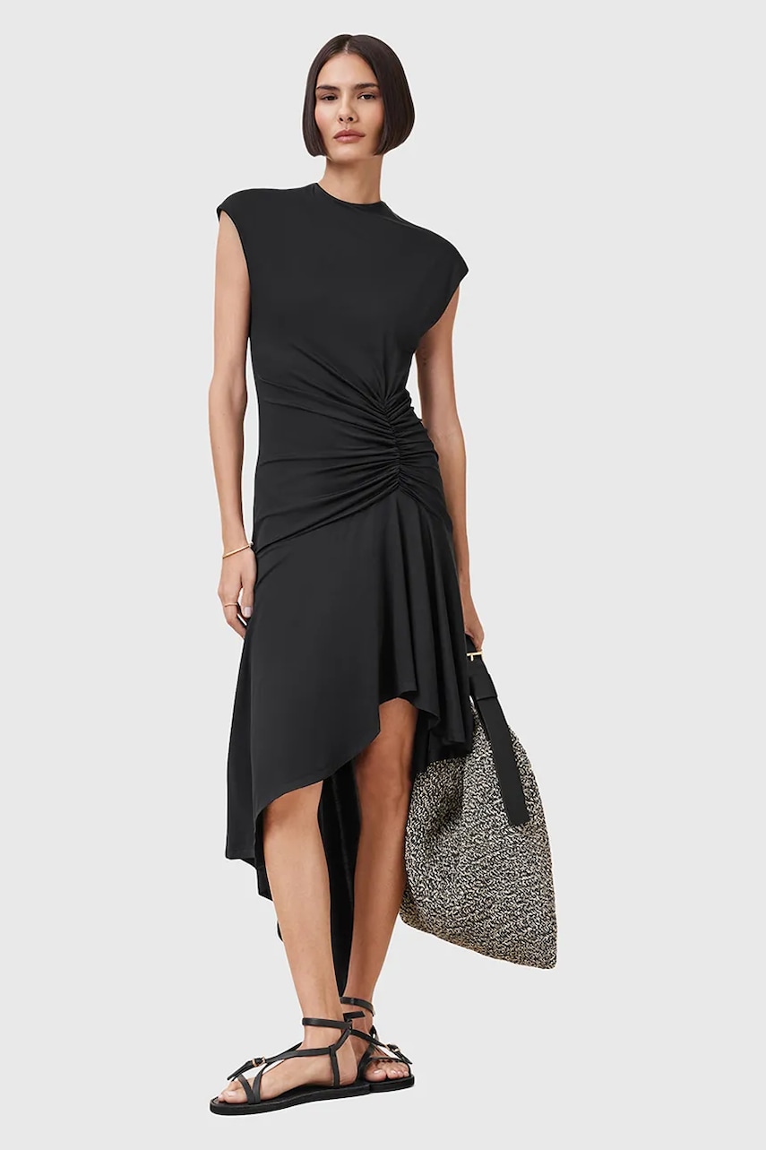 AllSaints rochie ANNALIE culoarea negru