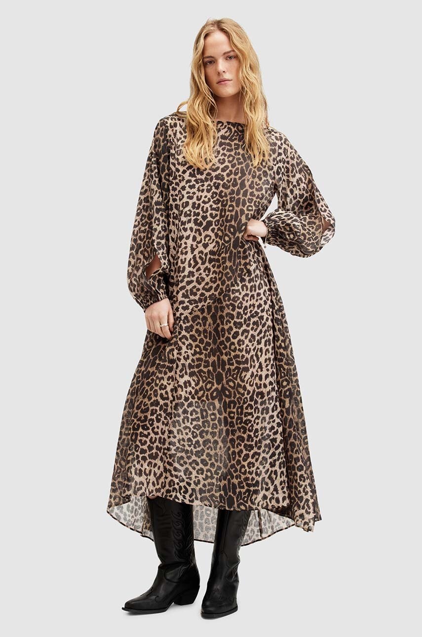 AllSaints rochie JANE LEPPO maxi