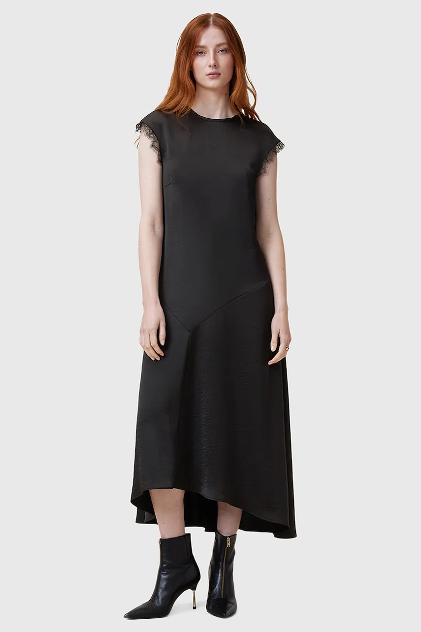 AllSaints rochie LYRA culoarea negru