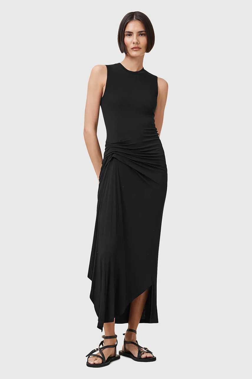 AllSaints rochie RIVI culoarea negru