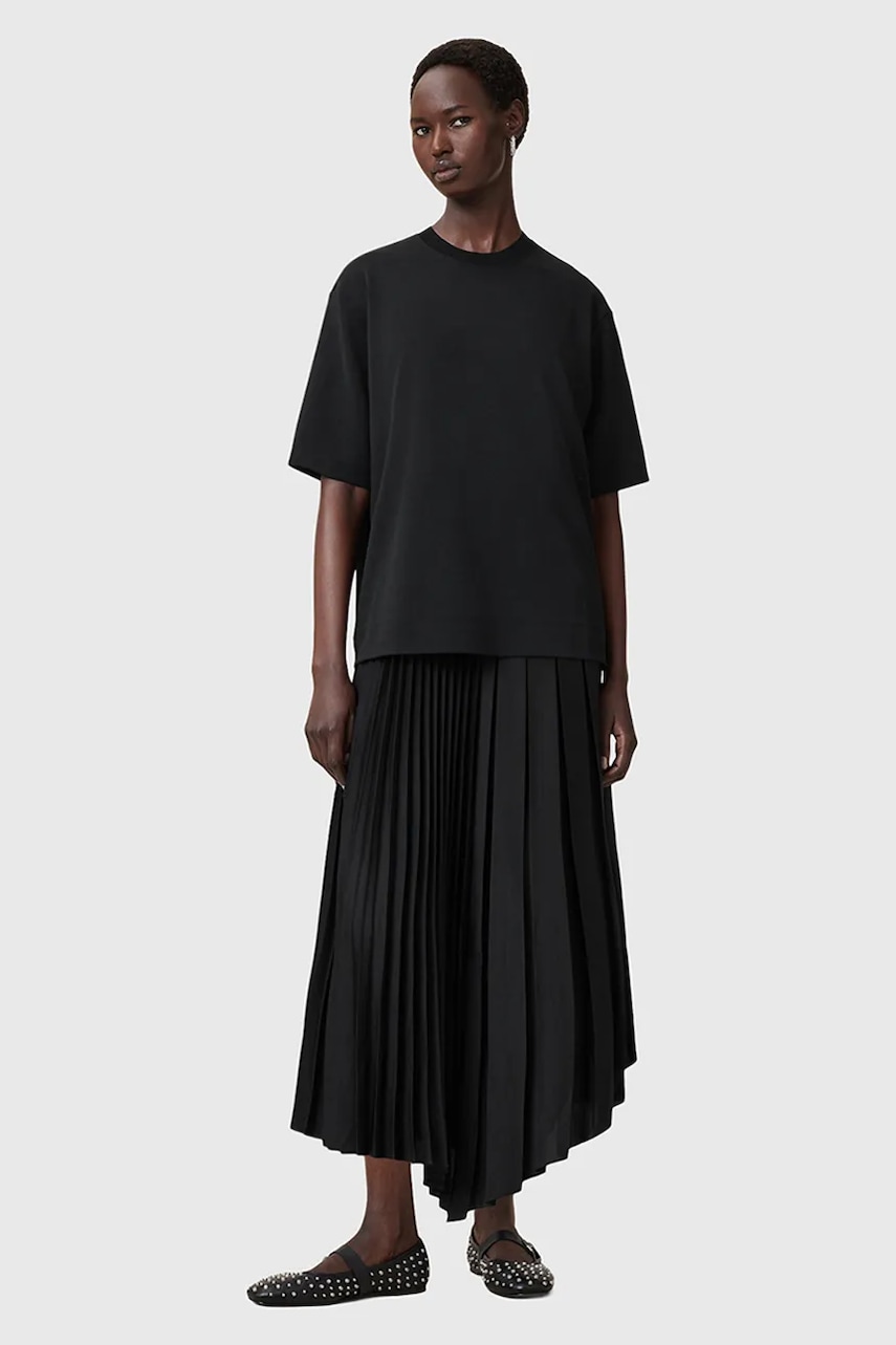 AllSaints rochie și tricou JAX culoarea negru