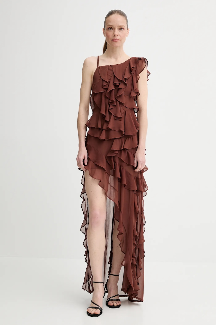Alohas rochie Isabelle culoarea maro