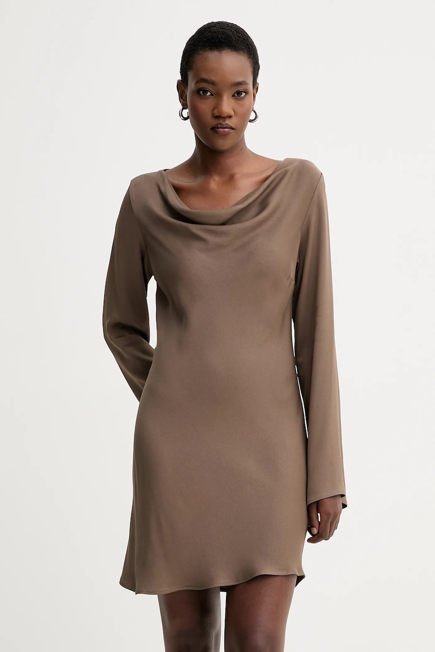 American Vintage rochie culoarea maro