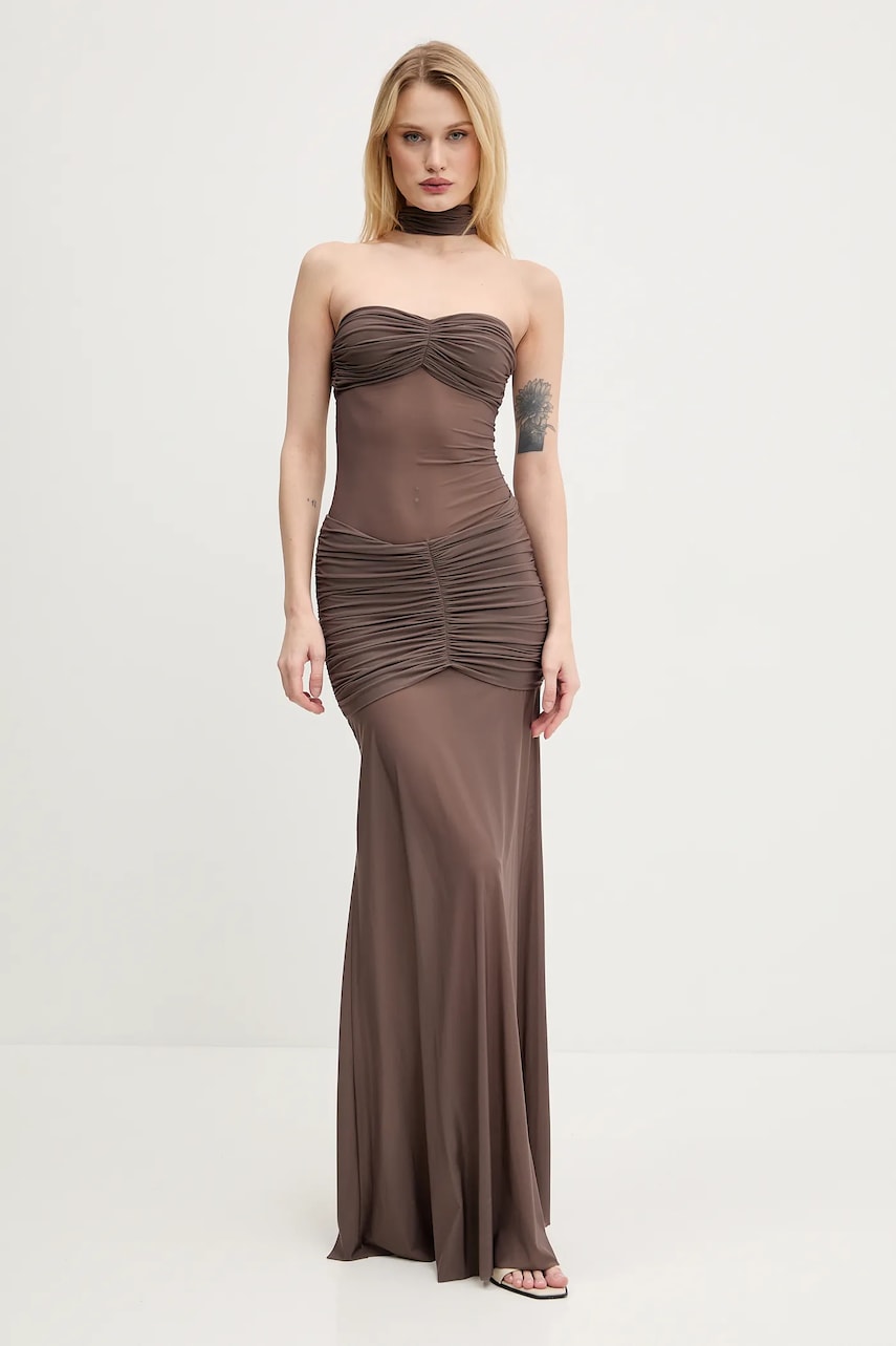Aniye By rochie culoarea maro