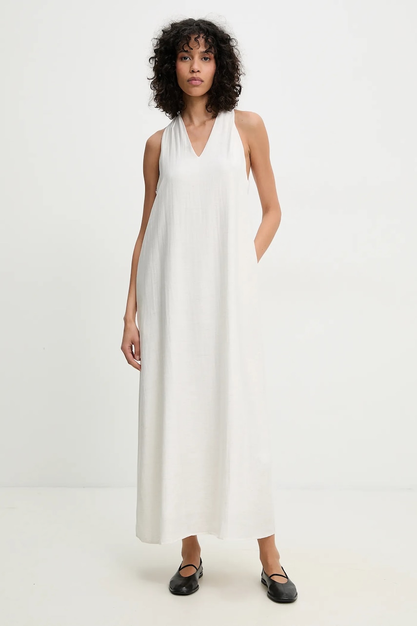 Answear Lab rochie culoarea alb