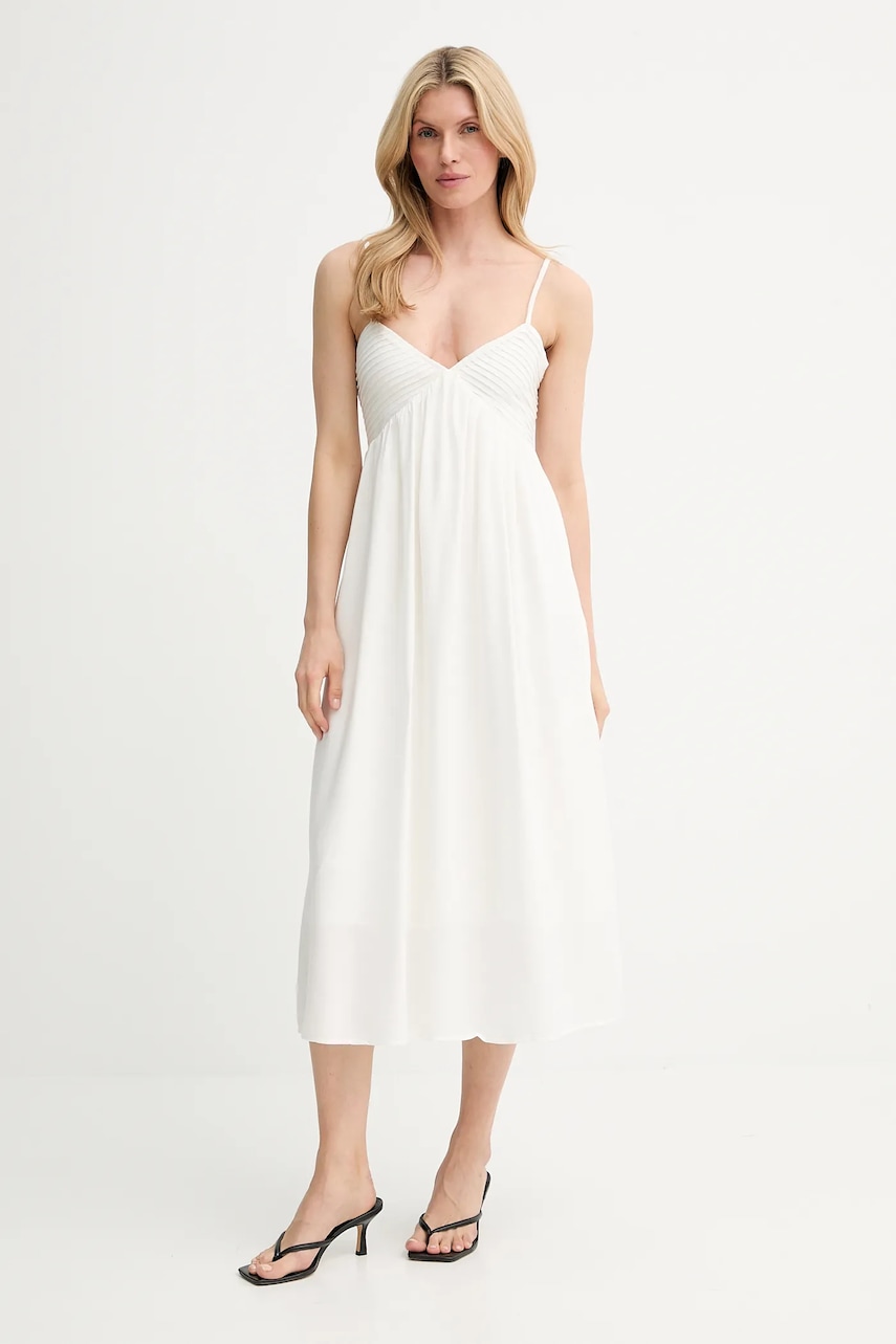 Answear Lab rochie culoarea alb