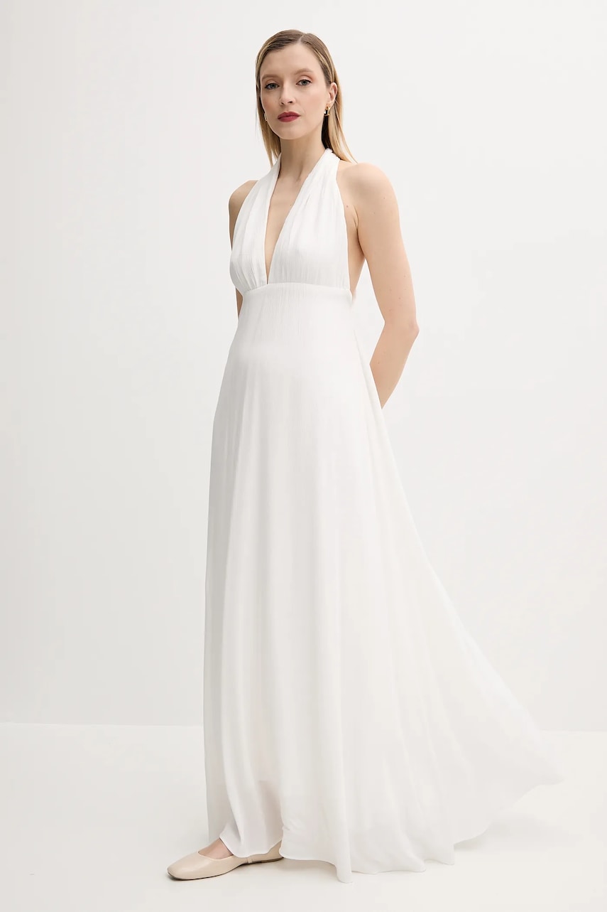 Answear Lab rochie culoarea alb