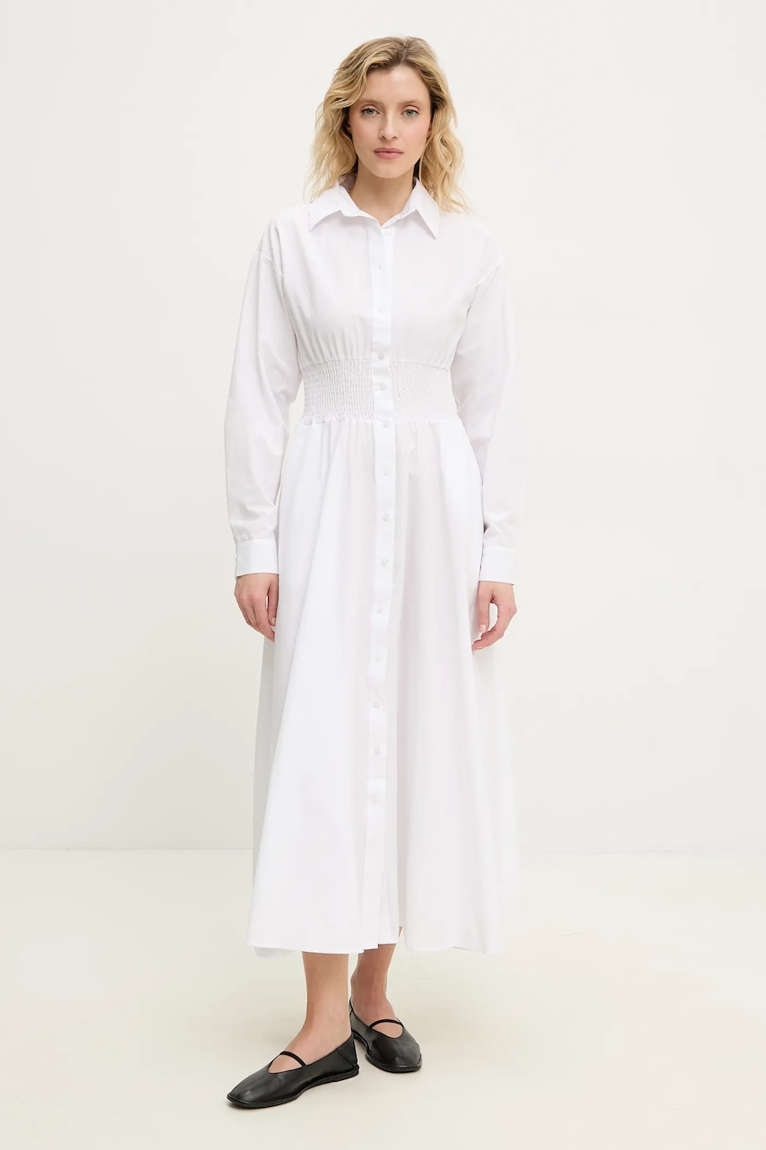 Answear Lab rochie culoarea alb