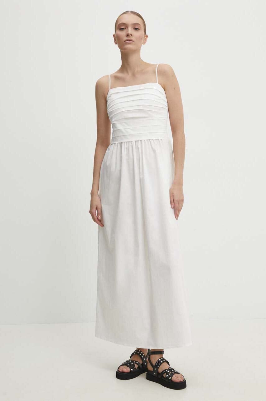 Answear Lab rochie culoarea alb