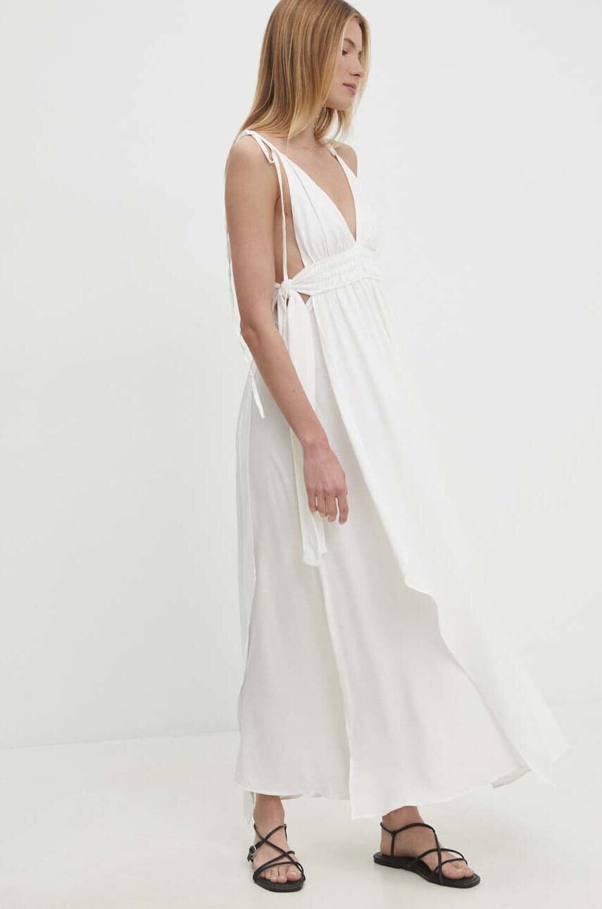 Answear Lab rochie culoarea alb