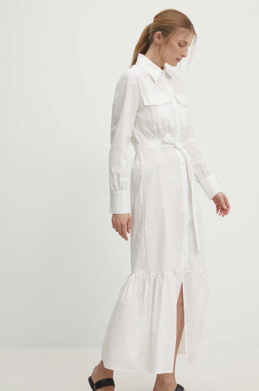 Answear Lab rochie culoarea alb