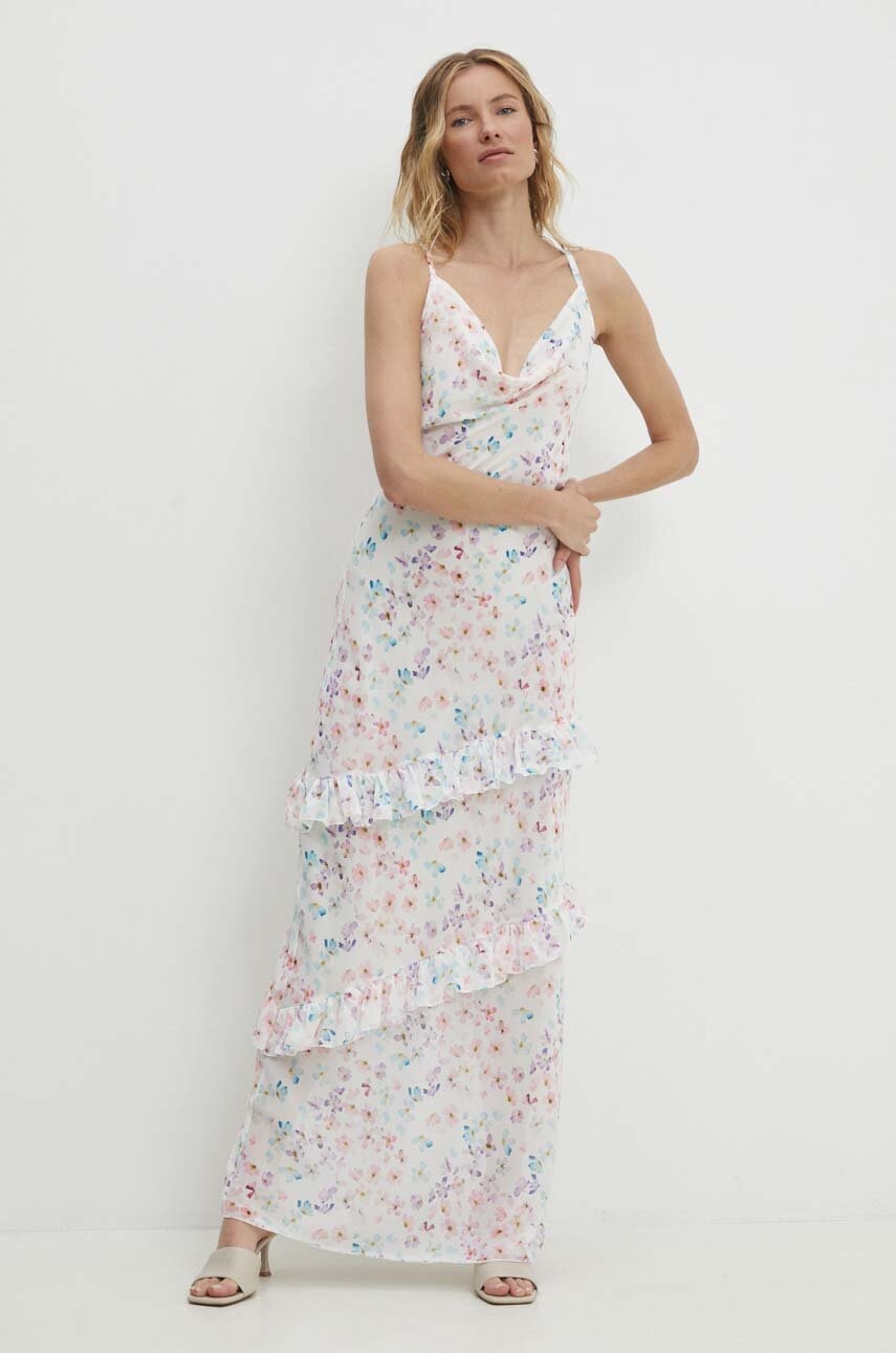 Answear Lab rochie culoarea alb
