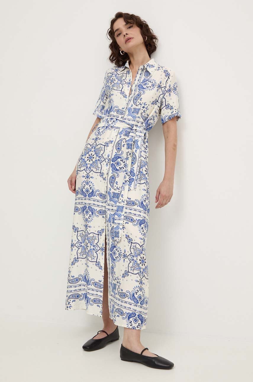 Answear Lab rochie culoarea alb