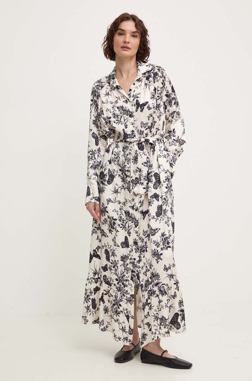 Answear Lab rochie culoarea alb