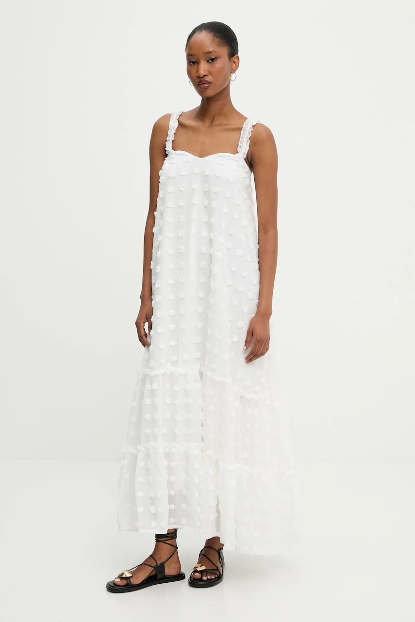 Answear Lab rochie culoarea alb