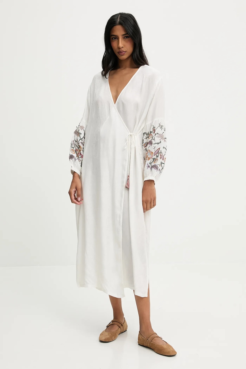 Answear Lab rochie culoarea alb