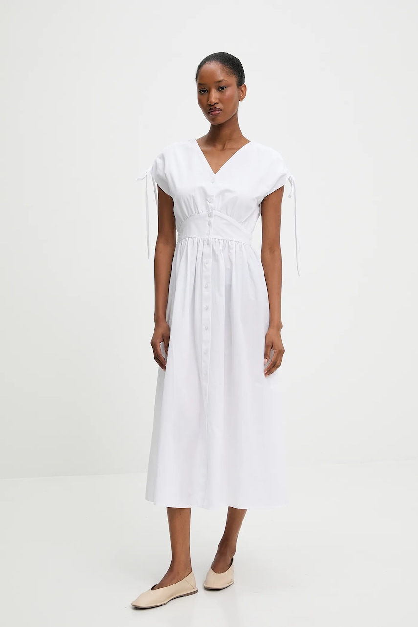 Answear Lab rochie culoarea alb