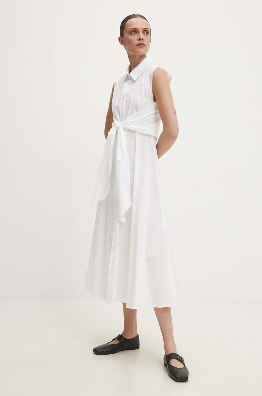 Answear Lab rochie culoarea alb