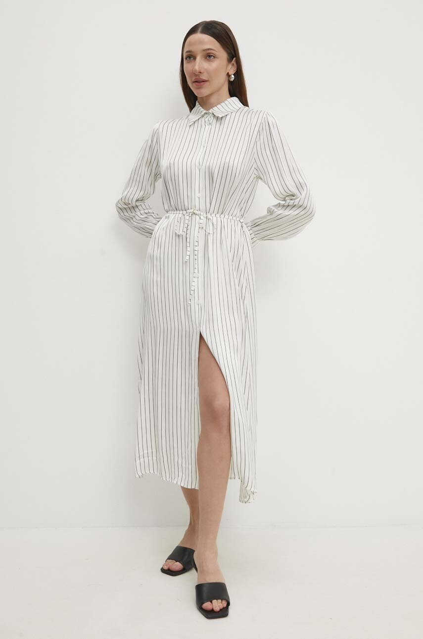 Answear Lab rochie culoarea alb