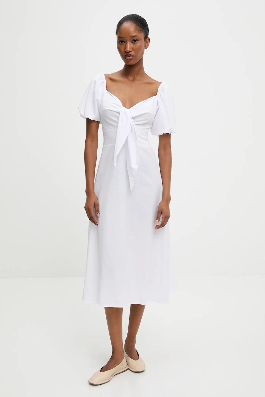 Answear Lab rochie culoarea alb