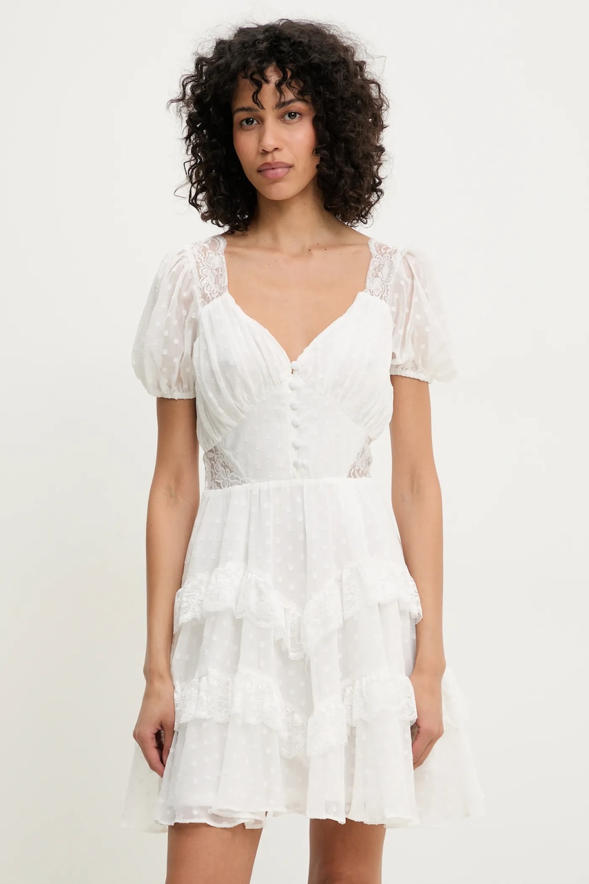 Answear Lab rochie culoarea alb