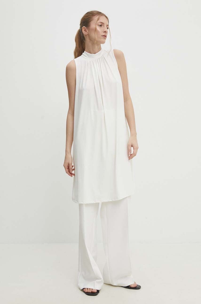Answear Lab rochie culoarea alb