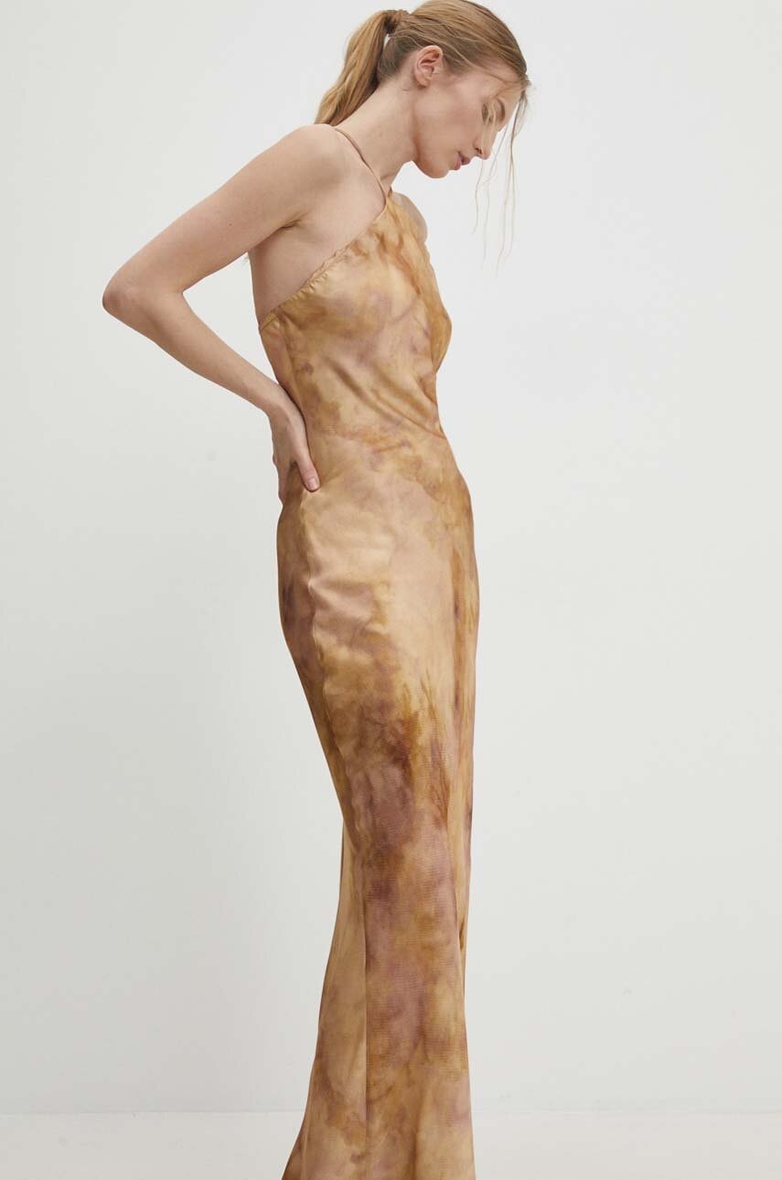 Answear Lab rochie culoarea auriu