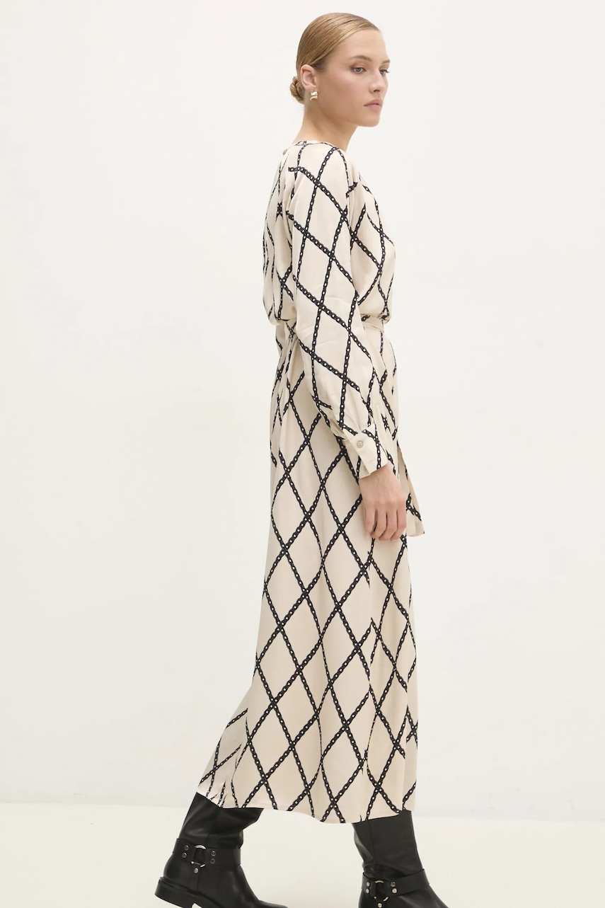 Answear Lab rochie culoarea bej