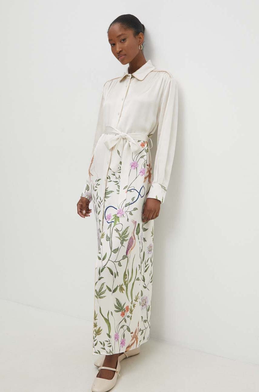 Answear Lab rochie culoarea bej