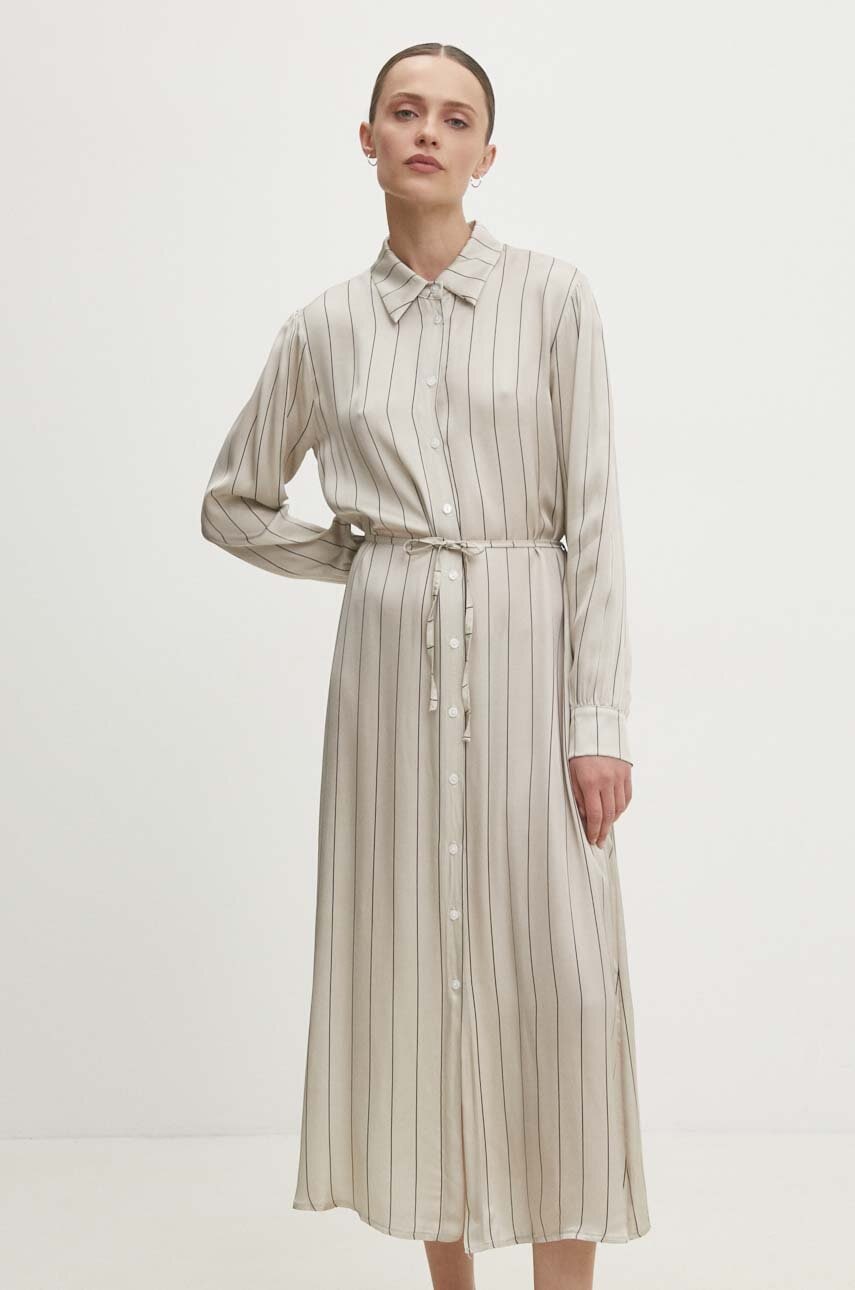 Answear Lab rochie culoarea bej
