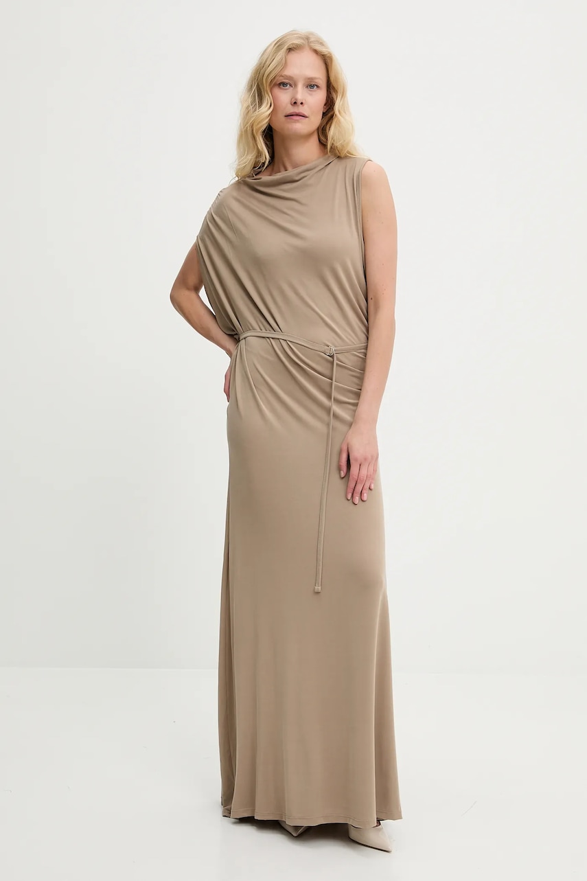 Answear Lab rochie culoarea bej