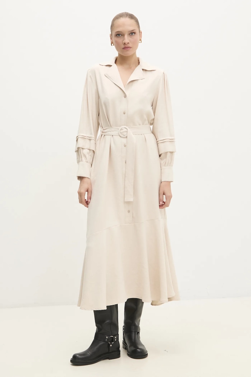 Answear Lab rochie culoarea bej
