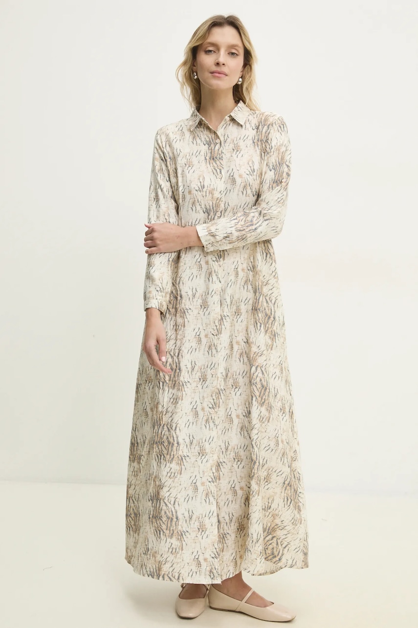 Answear Lab rochie culoarea bej