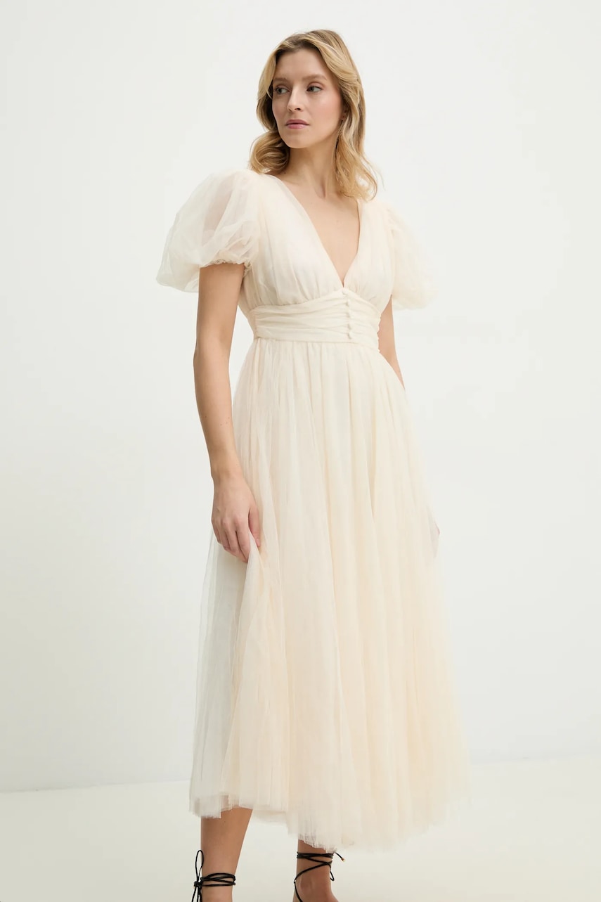 Answear Lab rochie culoarea bej