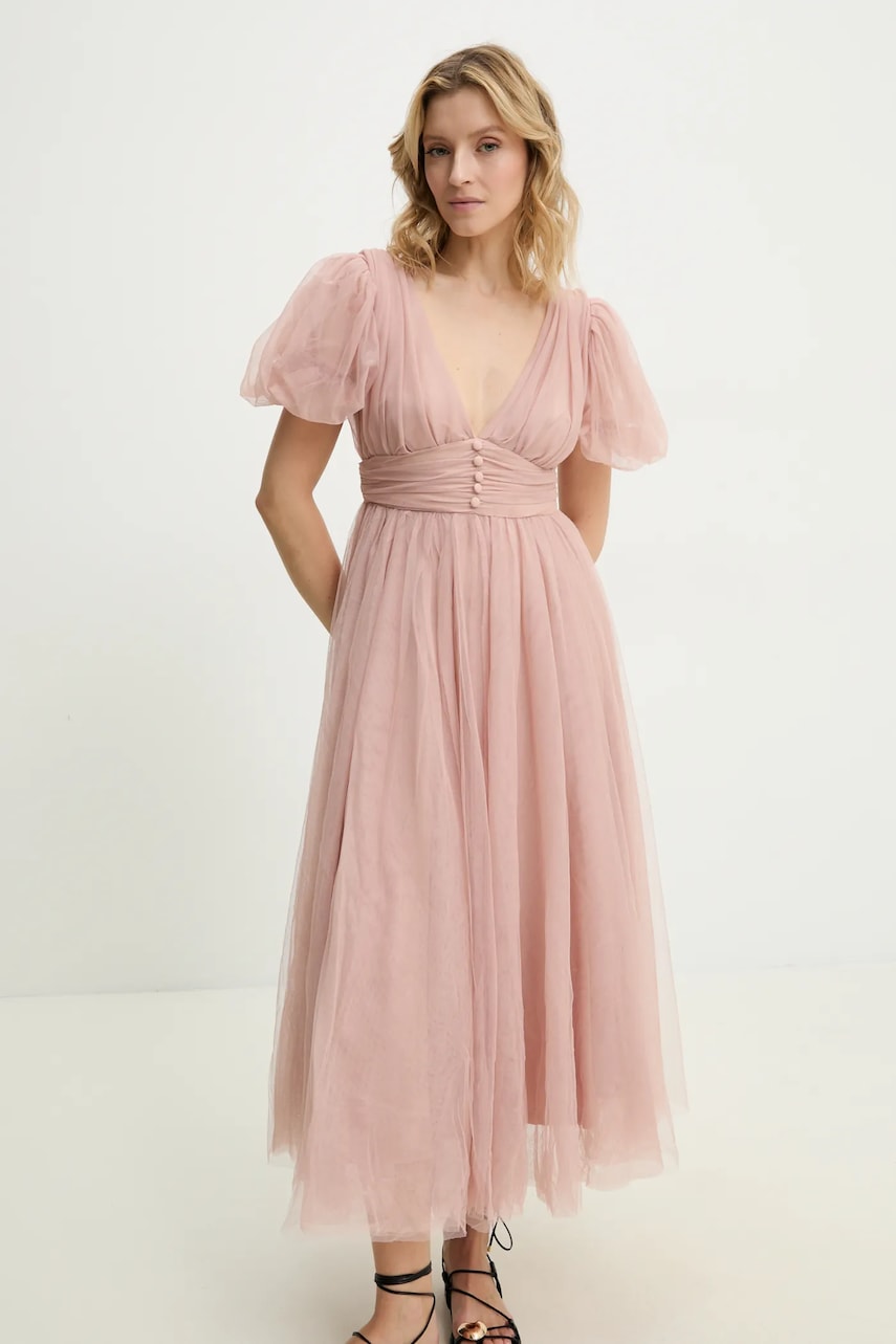 Answear Lab rochie culoarea bej
