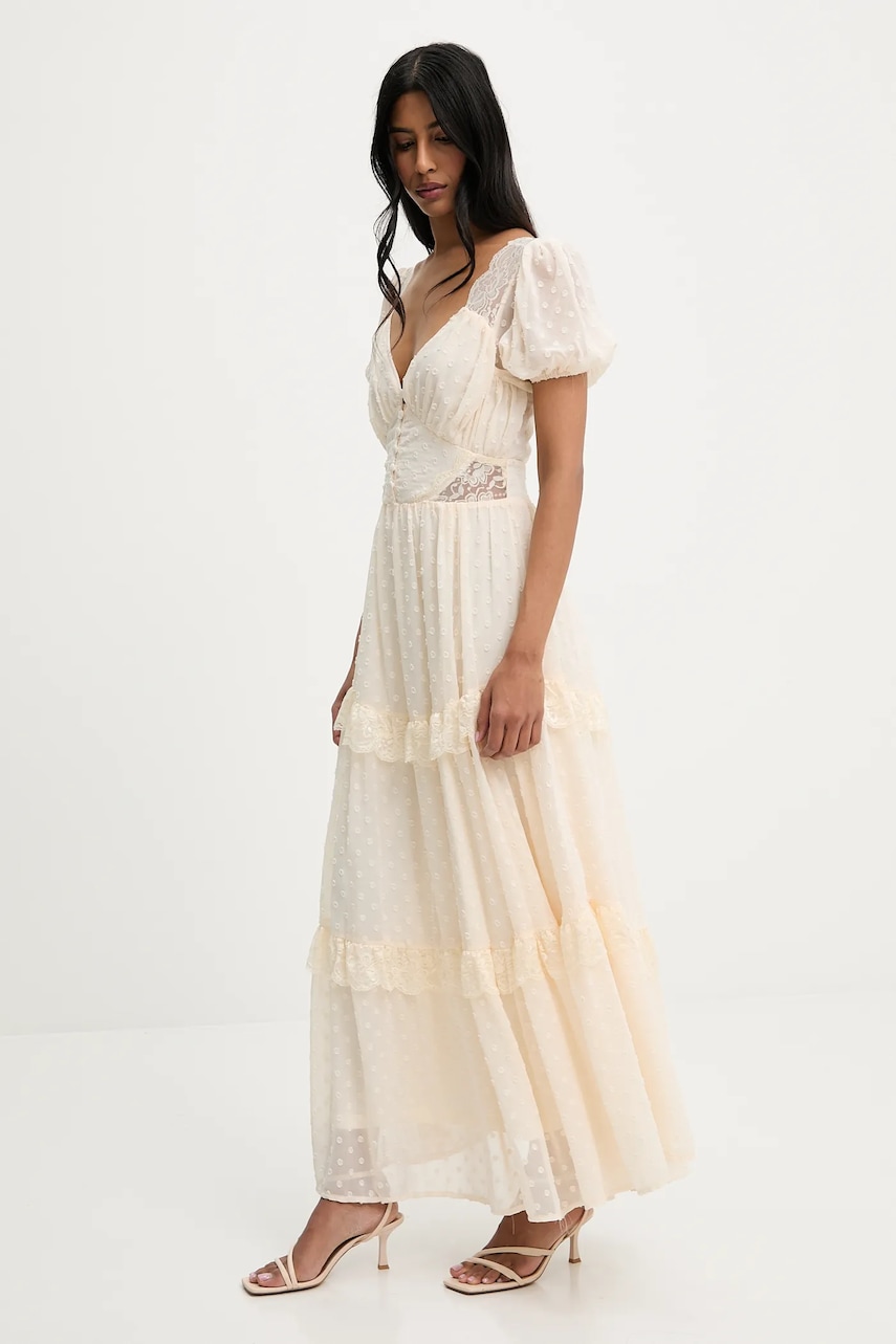 Answear Lab rochie culoarea bej