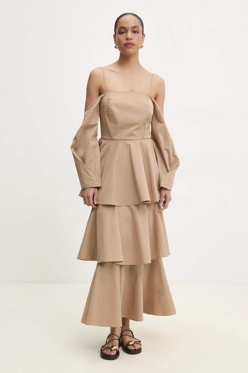 Answear Lab rochie culoarea bej